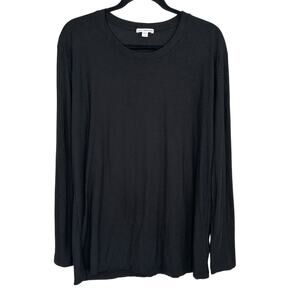 James Perse L/S T Shirt Mens 4 XL Goth Grunge Minimalist Hipster Designer Basic